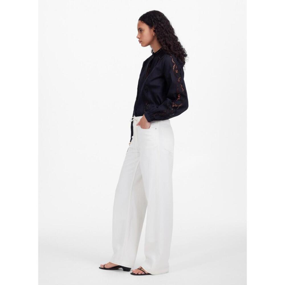 Madewell White Wide-Leg Jeans - Picture 3 of 9